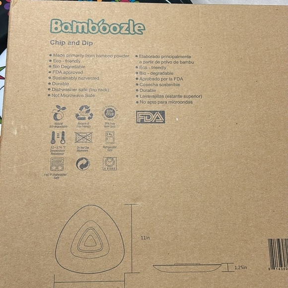 Lot: 3 Day of the Dead Sugar Skull Plates, Bambooozle chip & dip, Pumpkin Tap + - Picture 13 of 13